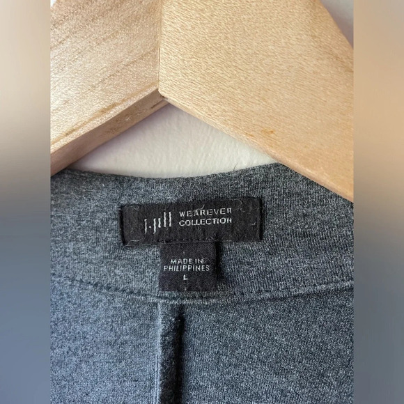 J.Jill Wearever Tunic Length Open Cardigan with Pockets Size Large - Picture 3 of 9